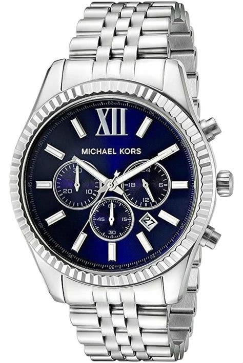 michael kors thin silver watch|silver Michael Kors Watch men.